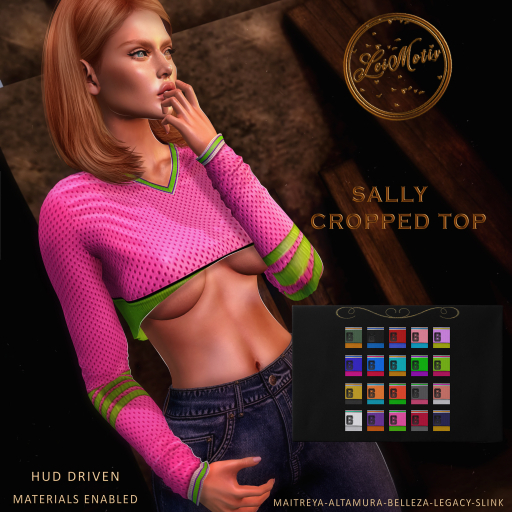 ~[LeiMotiv] DEMO Sally Cropped Top //ADD ME