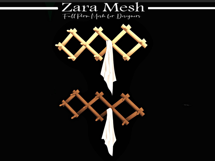 Zara Mesh - Towel Rack - FULL PERM MESH