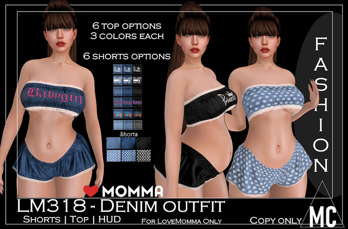 <MC> LM318 Denim Outfit (add me)