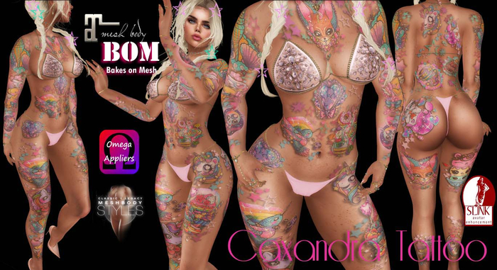 KAWAII BODY SET TATTOO (BOM & LEGACY UPDATED)