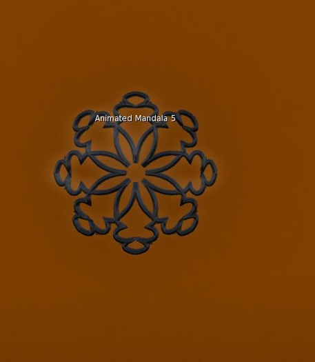 Animated mandala 2 blinking 
