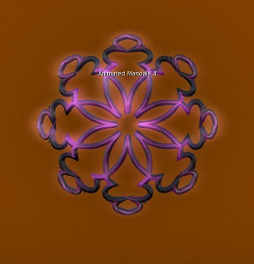 Animated mandala 4 blinking