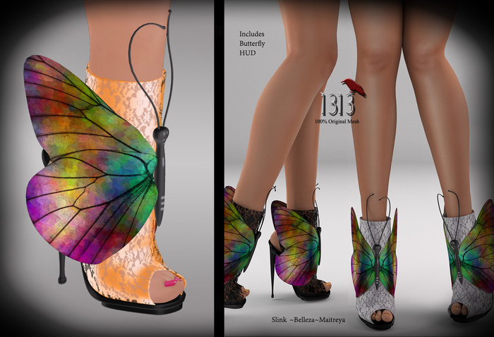 (*<*) 1313 Flutterby Booties - Melon