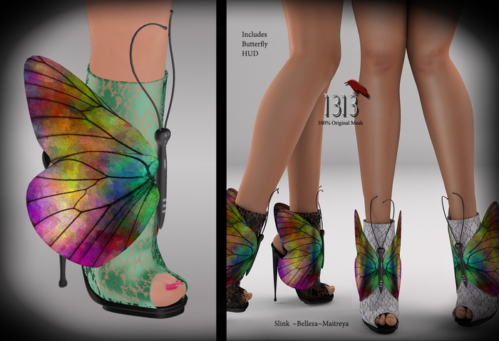 (*<*) 1313 Flutterby Booties - Green