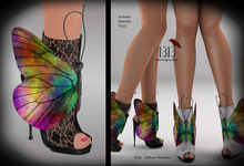(*<*) 1313 Flutterby Booties - Black