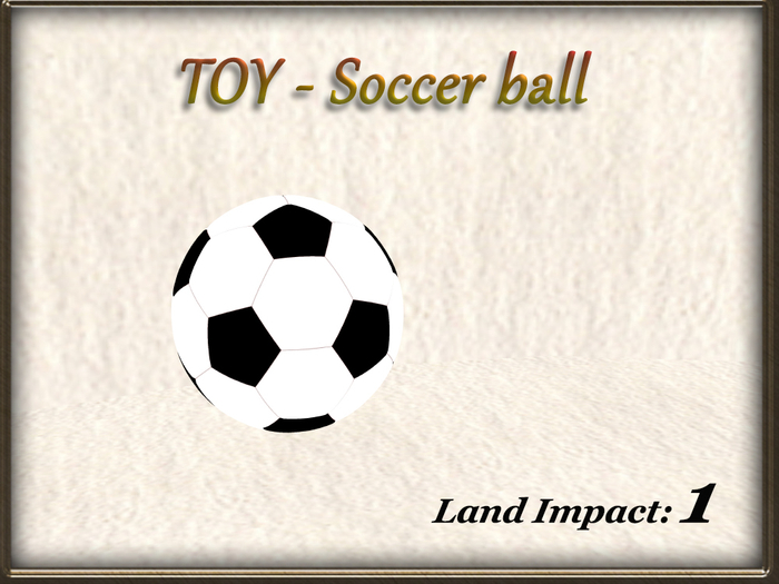 TOY - Soccer ball (1 Li) Full Perm