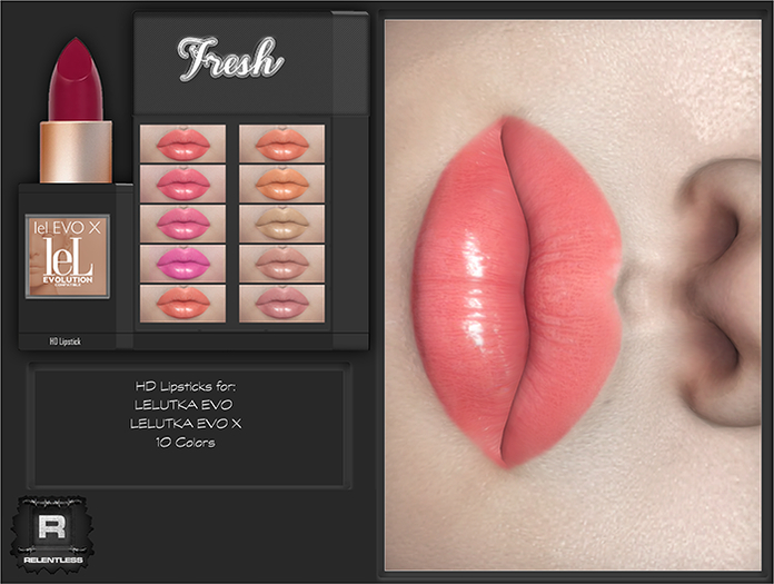RELENTLESS Fresh HD Lipsticks - GIFT