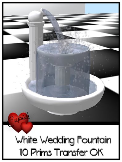 *CUPIDS*White Wedding Fountain