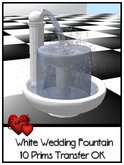*CUPIDS*White Wedding Fountain
