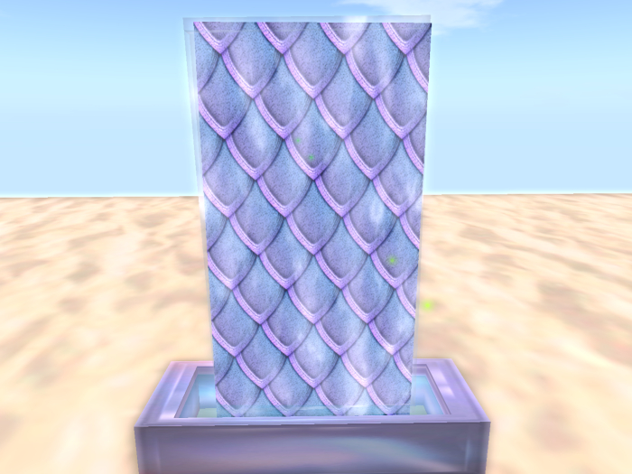 Wall fountain violet