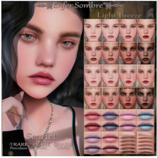 (Enfer Sombre*) Genus Skin BoM - Mocha - Scarlet RARE