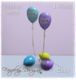 ~R~Fallin Easter Balloon Set
