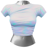 RIOT / Aubrey Crop Tee - Holo1