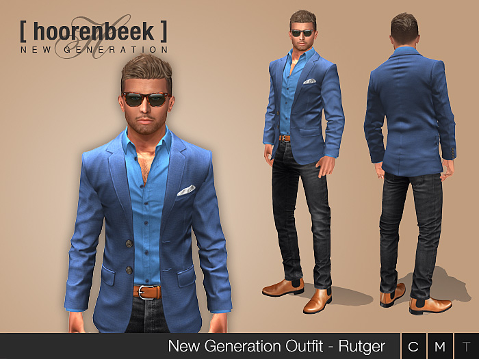 Complete Outfit - Rutger - Signature, Legacy, Belleza, SLink, Classic Avatar