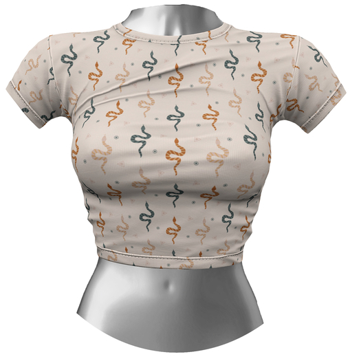 RIOT / Aubrey Crop Tee - Pattern13