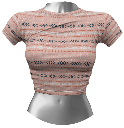 RIOT / Aubrey Crop Tee - Pattern12