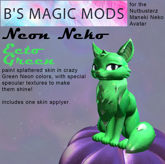 *BMM* Neon Neko-Ecto Green Mod