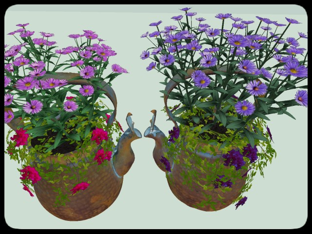 [AE] Garden Store - Mina Metal Teapot Planter Set
