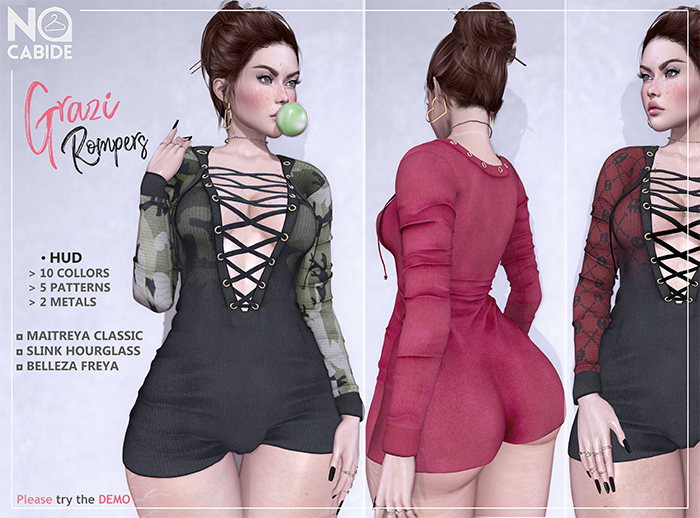 No Cabide :: Grazi Rompers [HUD] {unpacker}
