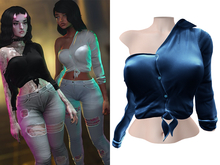 -[ vagrant ]- Miranda Shirt - Dark Blue