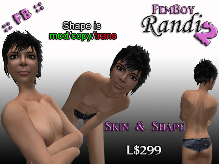::FB:: FemBoy Randi 2 Skin & Shape