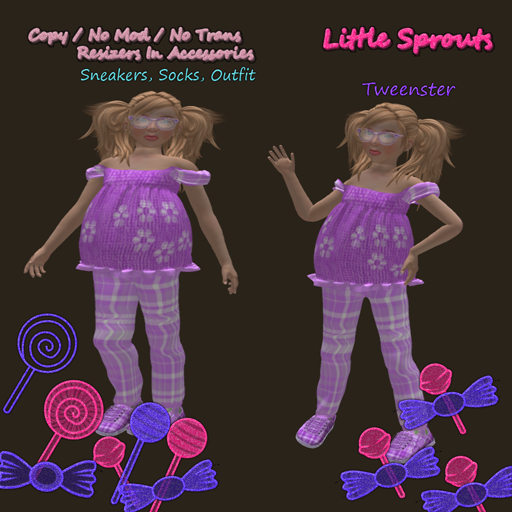 (L*S) Teenster Flowered Lilac (Boxed)