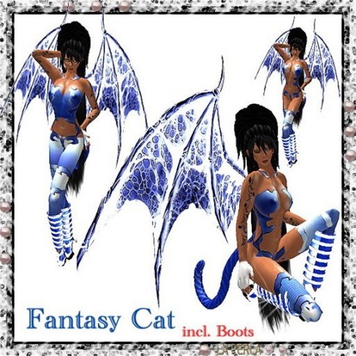 Fantasy Cat blue Resell box