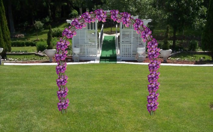 archway dried rose's pink