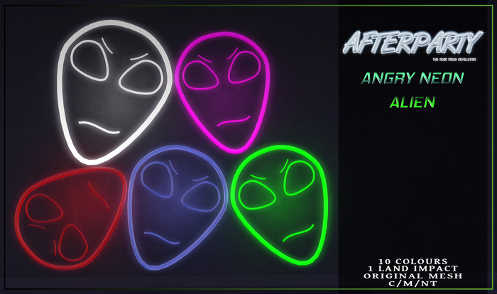Afterparty - Angry Neon Alien