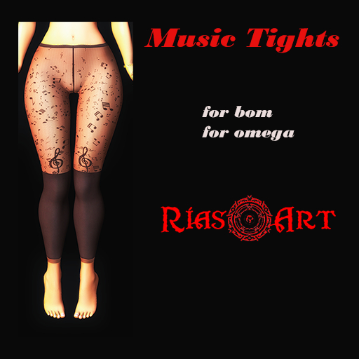 [RiasArt]-MUSIC TIGHTS-BOM/OMEGA