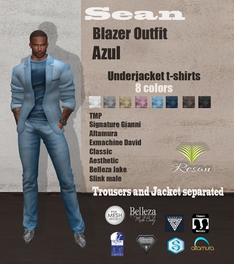 Res_Sean Blazer outfit Azul