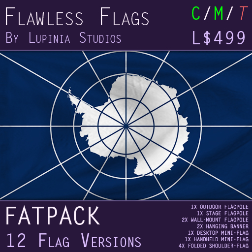Antarctica Flag (Fatpack, 12 Versions)