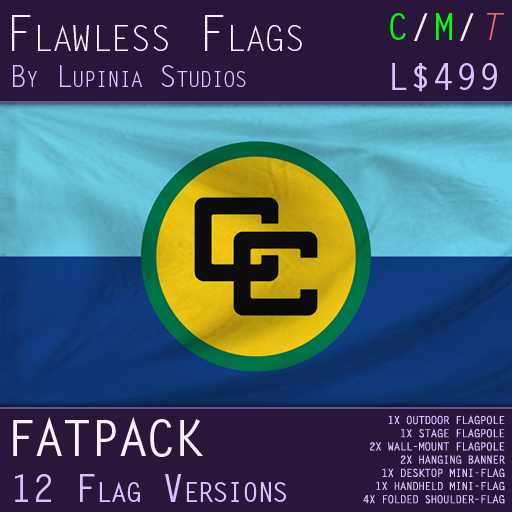 CARICOM Flag (Fatpack, 12 Versions)
