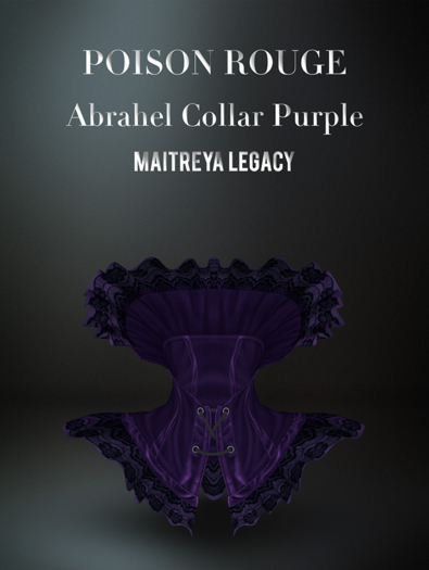 POISON ROUGE Abrahel Collar Purple