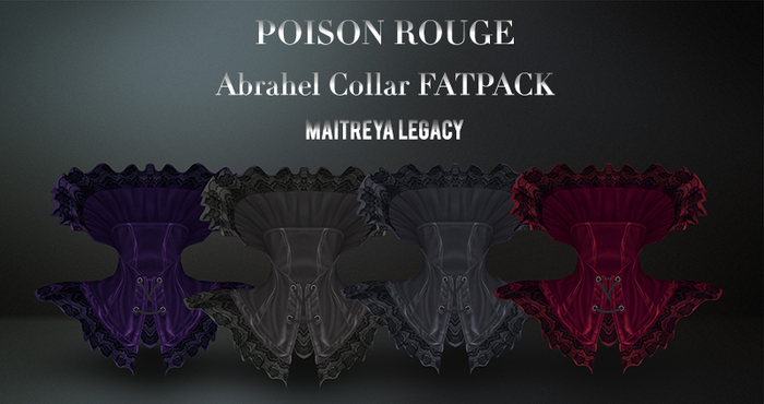 POISON ROUGE Abrahel Collar FATPACK