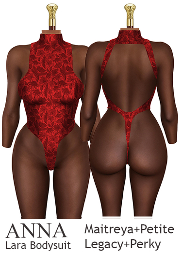 ANNA'Lara'[Maitreya+P-Legacy+P-] BodySuit-Rose R