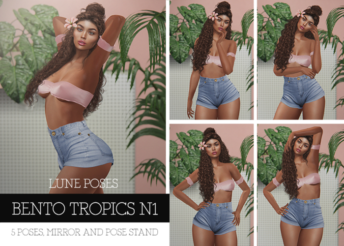 {{ LUNE }} BENTO TROPICS POSE PACK - N1