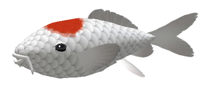 (7S) Uncommon Fish: Tancho Koi