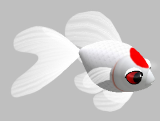 (7S) Uncommon Fish: Tancho Goldfish