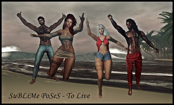 SuBLiMe PoSeS - To Live - Bento Group Pose