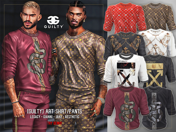 GUILTY 052 Art Shirt FATPACK