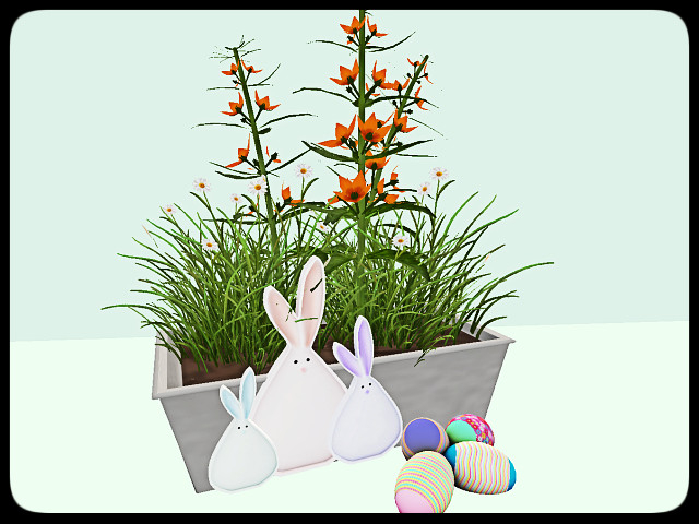 [AE] Garden Store - *SALE* ! Bunny Planter -Orange