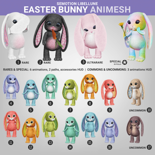 SEmotion Libellune Easter Bunny Animesh #14