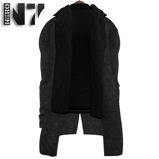 Nero - Suede Overcoat - Grey