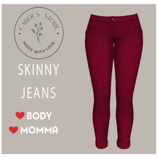 Skinny Jean Red