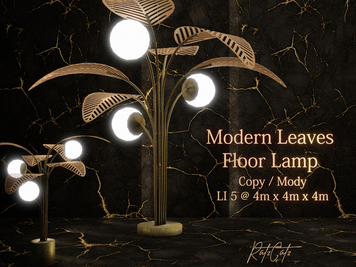 .: RatzCatz :. Modern Leaves Floor Lamp