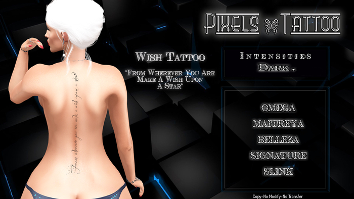 PIXELS CREATION - WISH TATTOO 