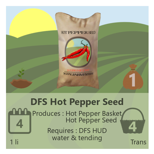 DFS Hot Pepper Seed