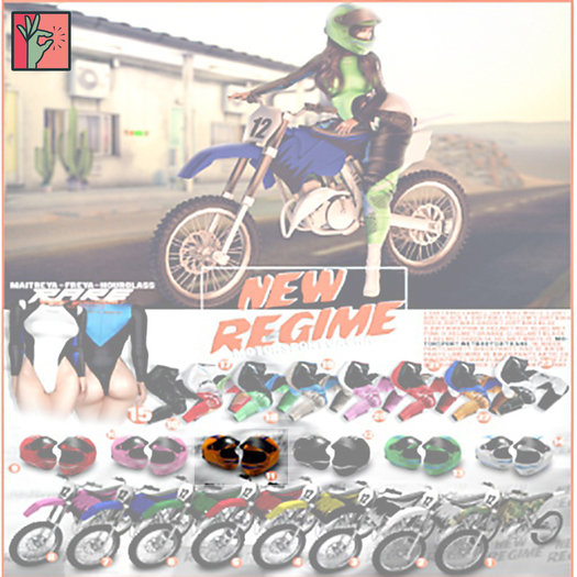 (New): MotorSports Helmet - Orange (Rez&Open)