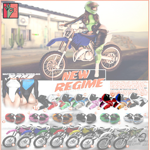 (New): Motorsport Biker Pants - Rage (Rez&Open)